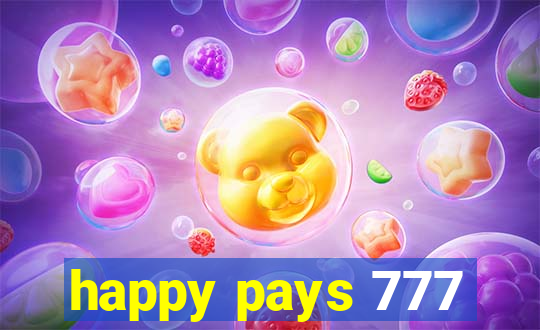 happy pays 777